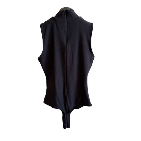 NWOT‎ Alix NYC Black Mock Neck Bodysuit Size Small Sexy Shapewear - Picture 2 of 2